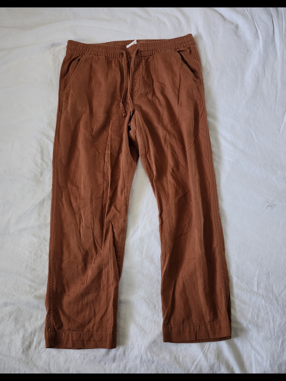 GAP Women's Brown Easy Pant Trousers